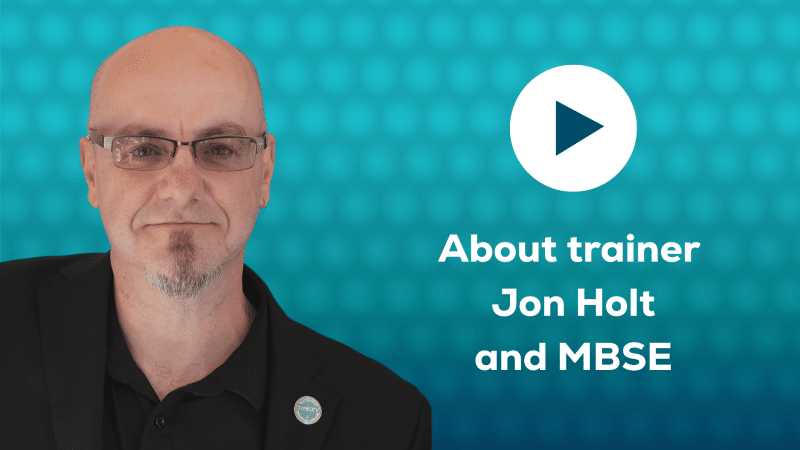 MBSE trainer Jon Holt