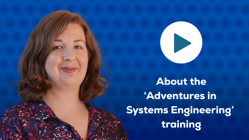 Adventures in Systems Engineering training